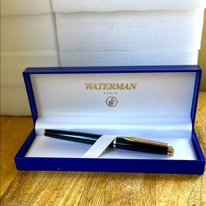 Vintage Waterman Hemisphere Matt Black Rollerball Pen. New.